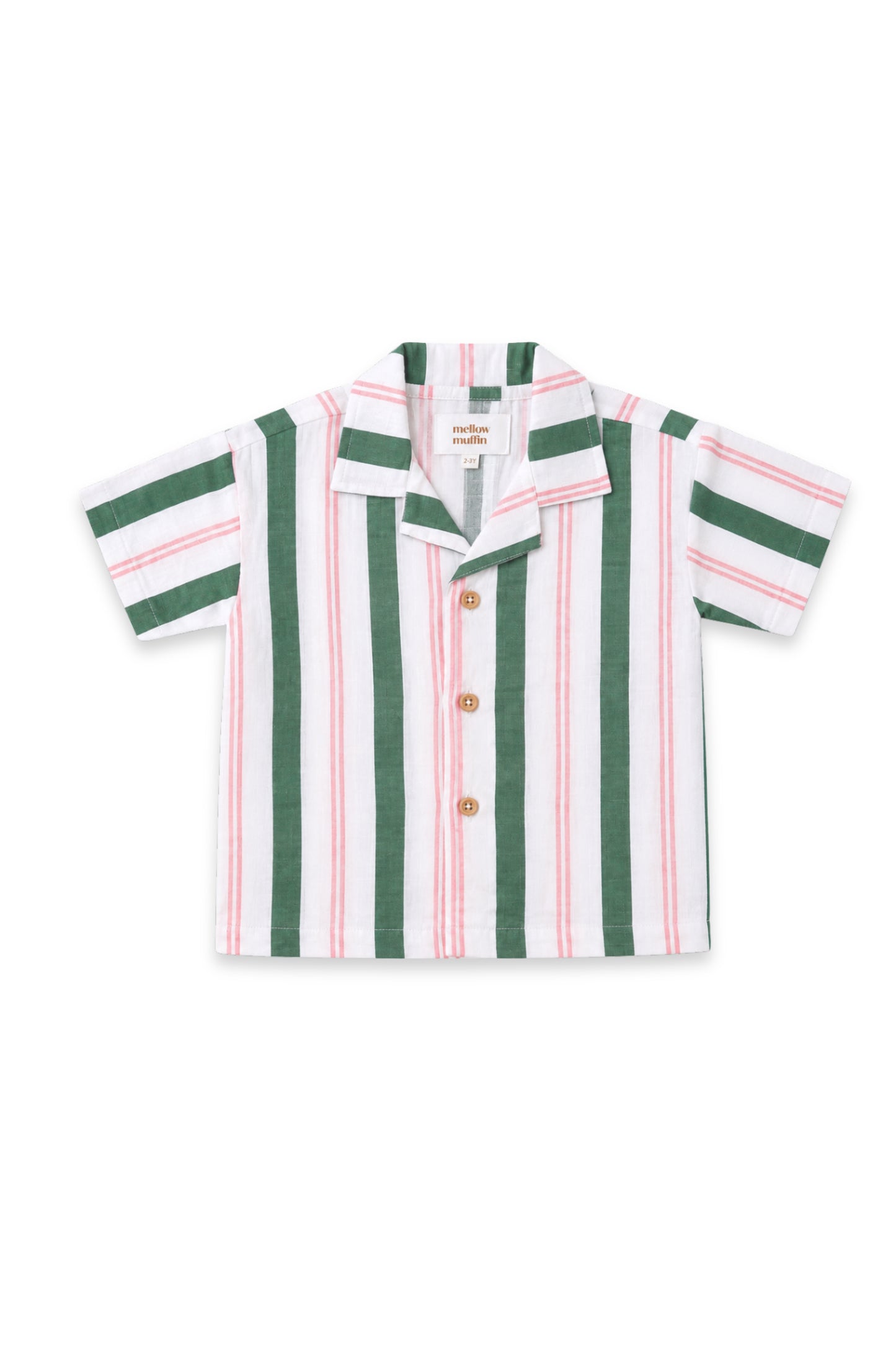 Sunny Shirt & Breezy Shorts Set - Matcha Sakura