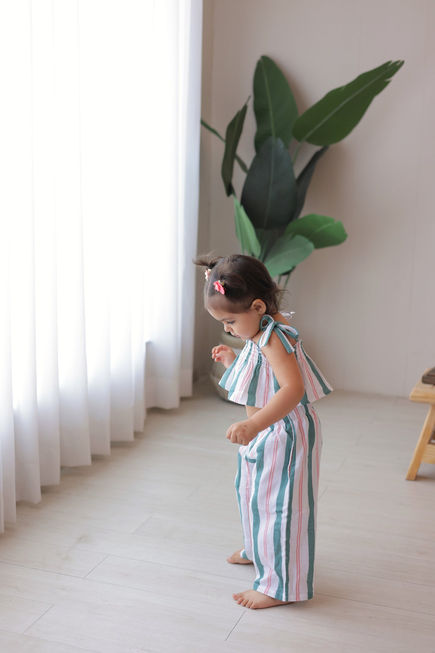 Breezy Pants - Matcha Sakura