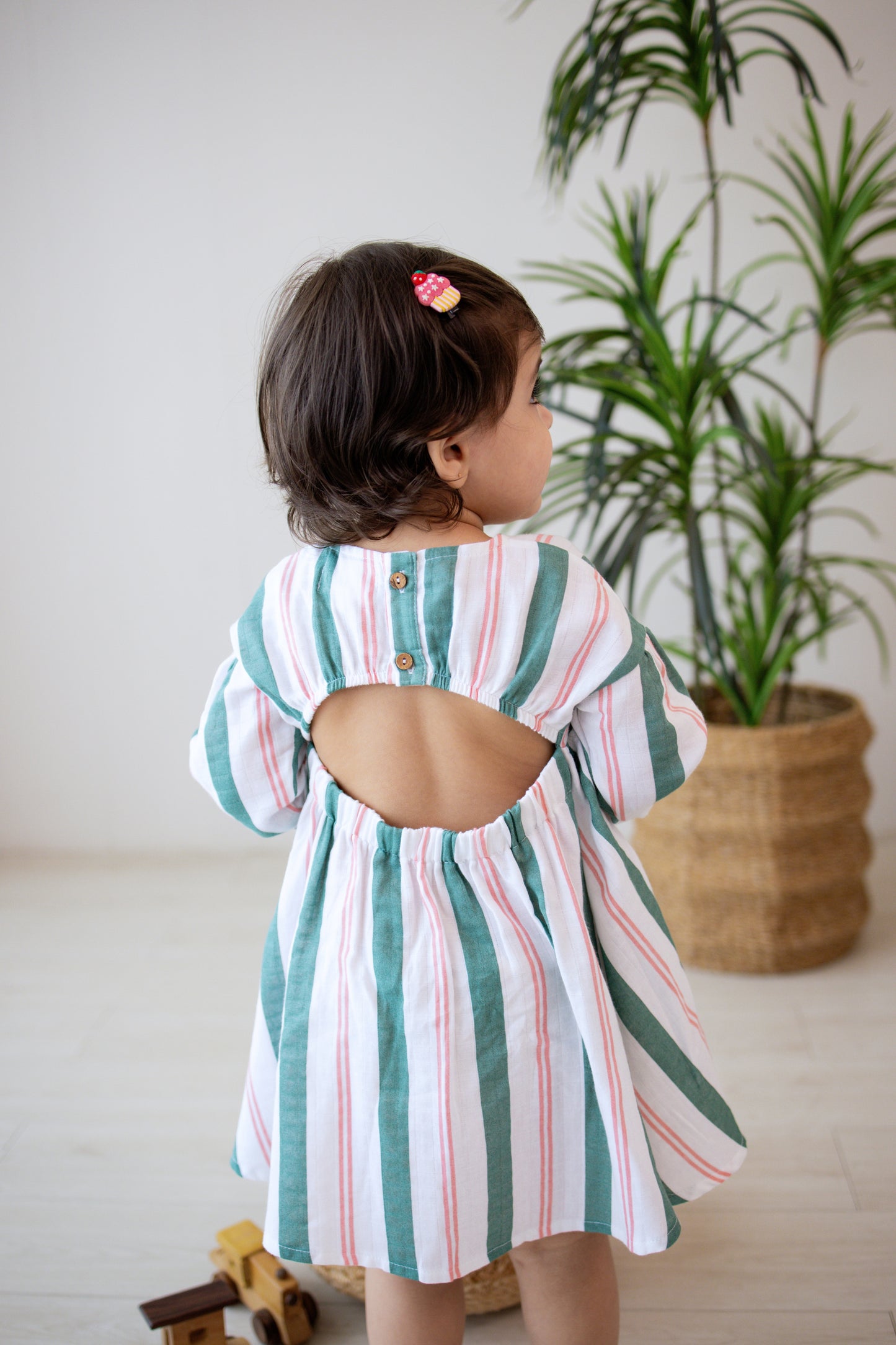 Roma Dress - Matcha Sakura