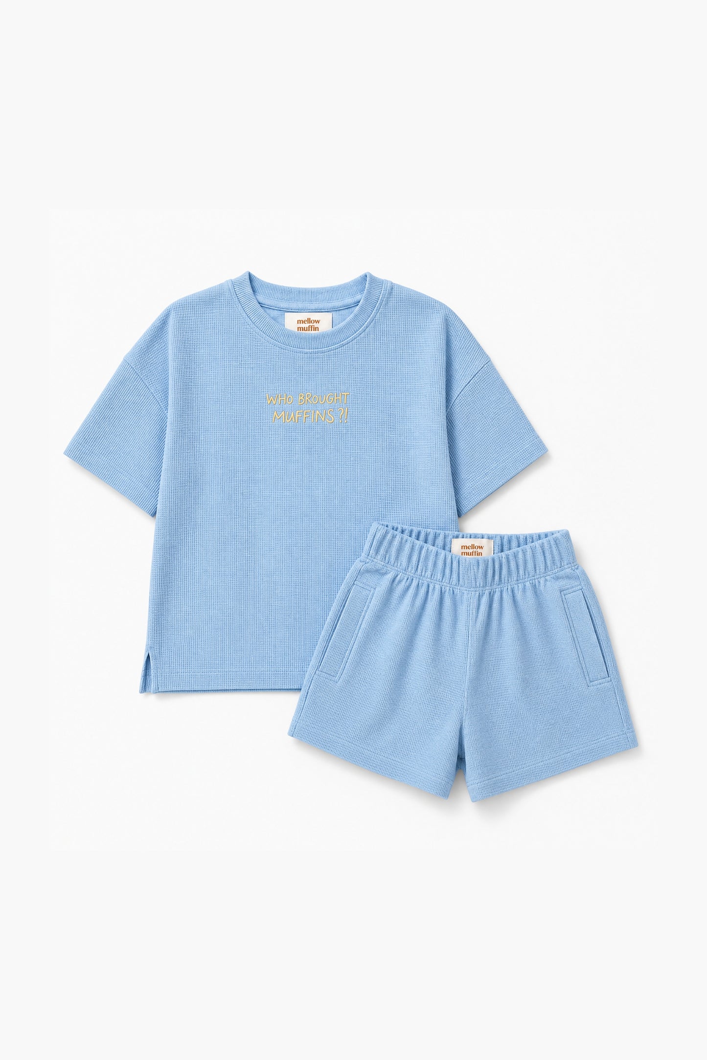 Muffins Tee & Shorts Set - Blue