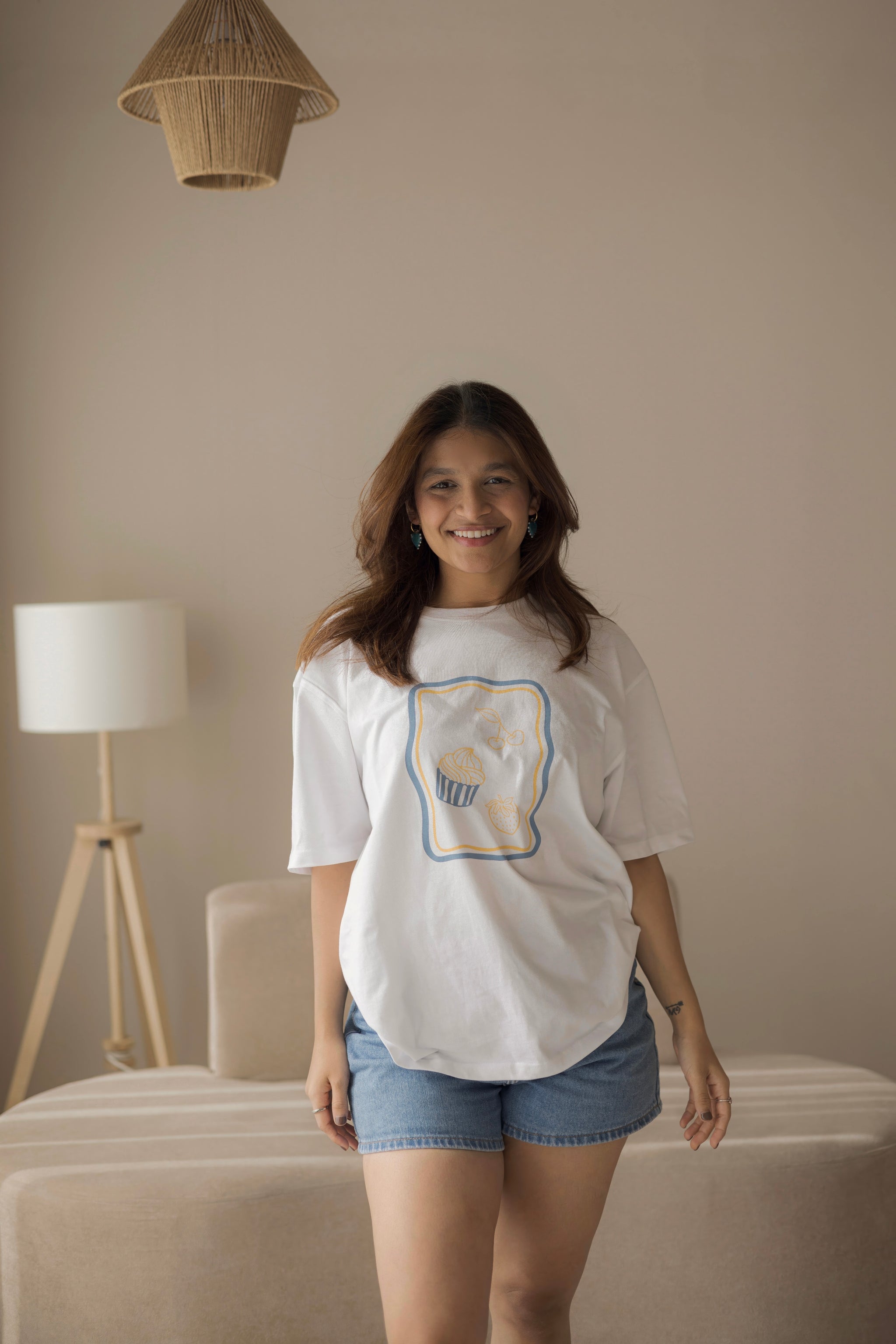 The Playful Mama Tee - Blue Edit