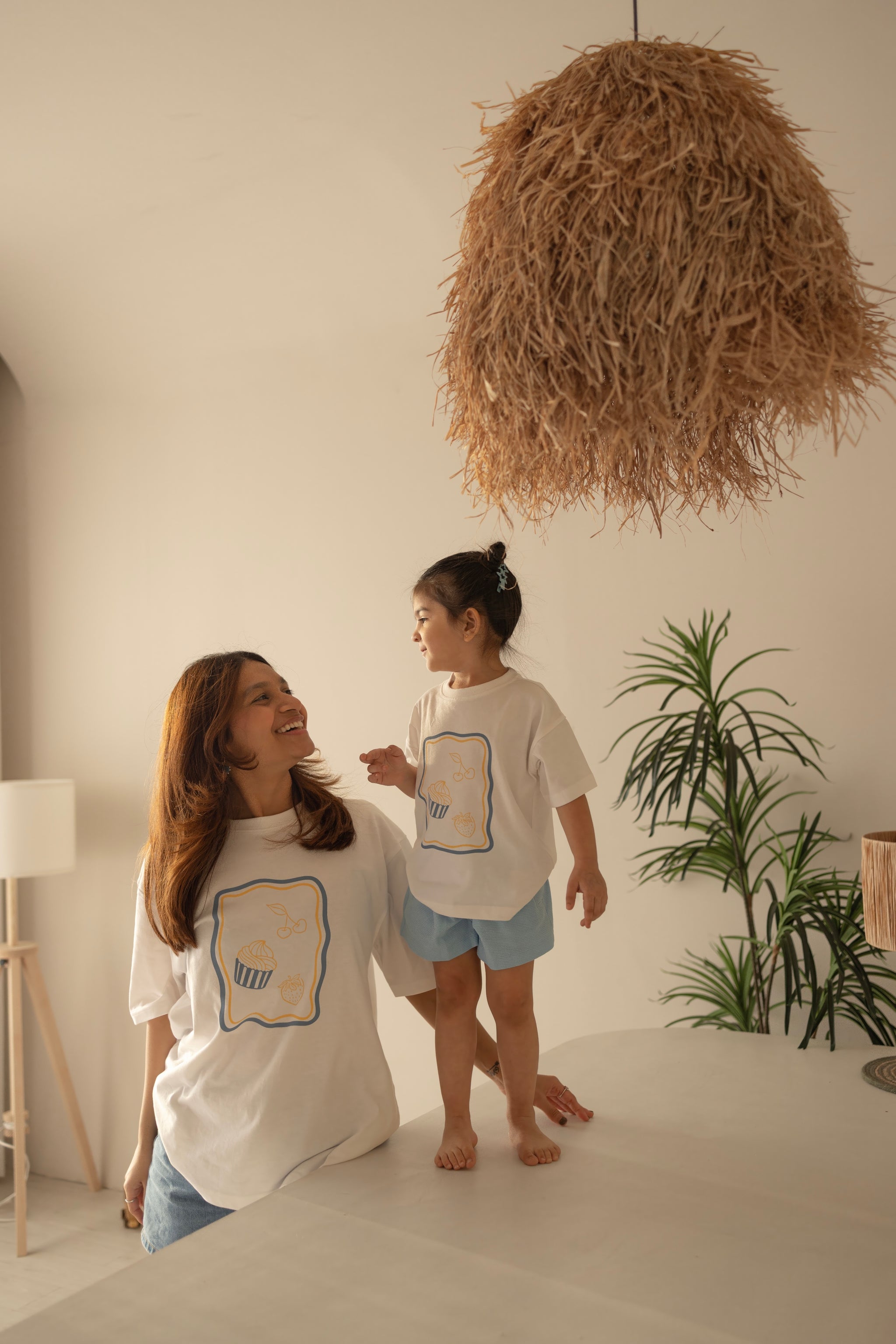 The Playful Mama Tee - Blue Edit