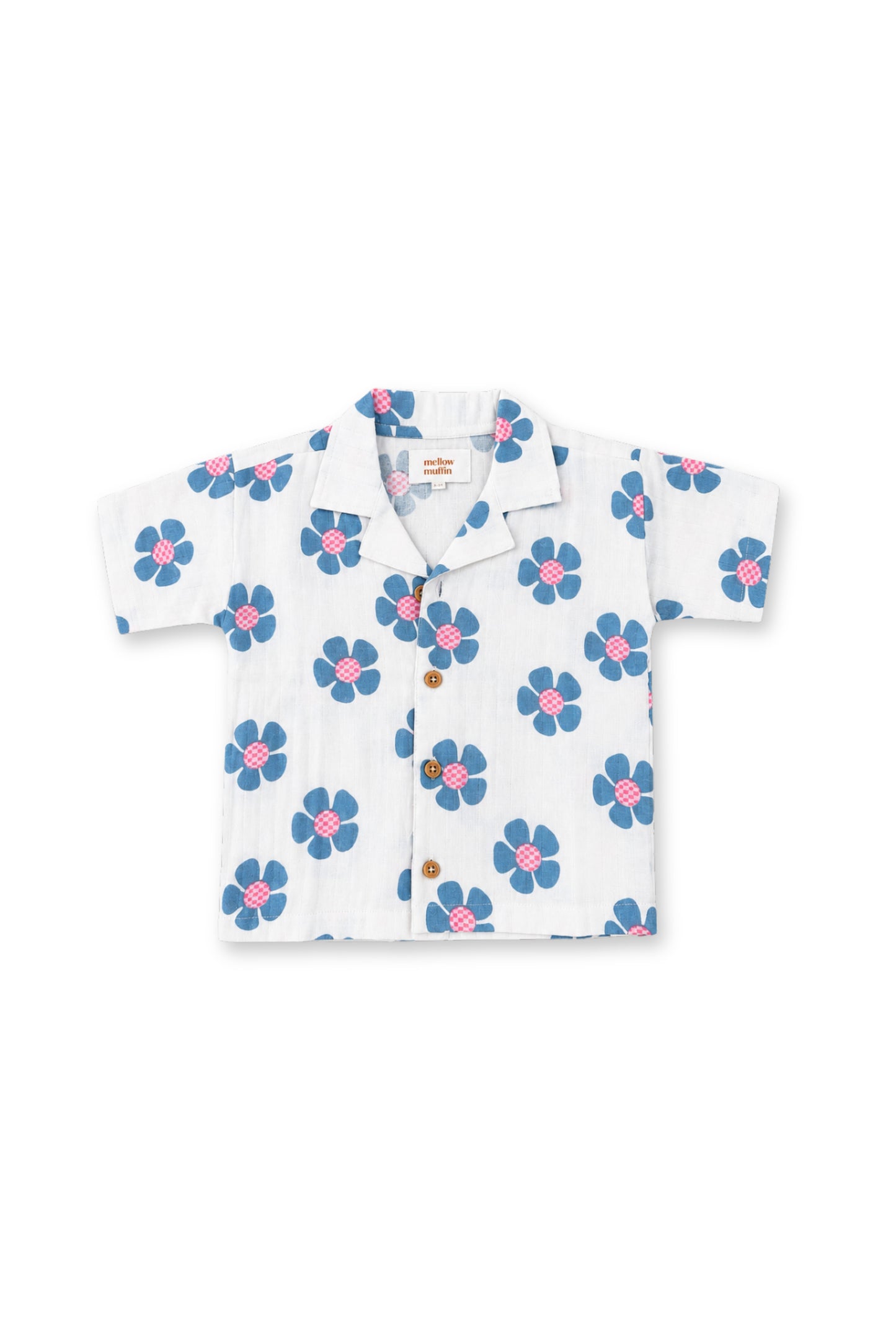 Sunny Shirt & Breezy Shorts Set - Berry Blossom
