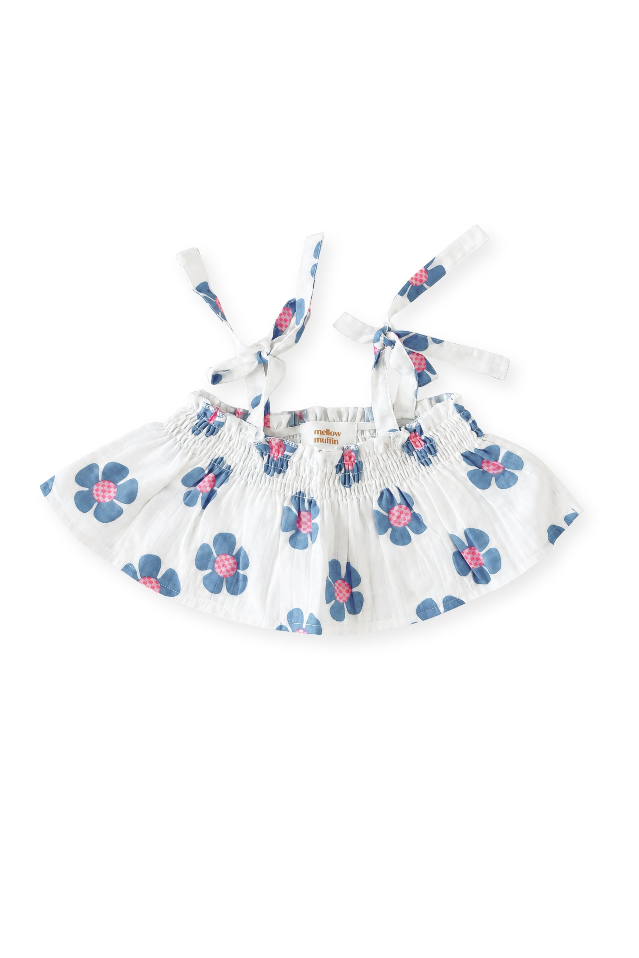 Strappy Crop Top - Berry Blossom