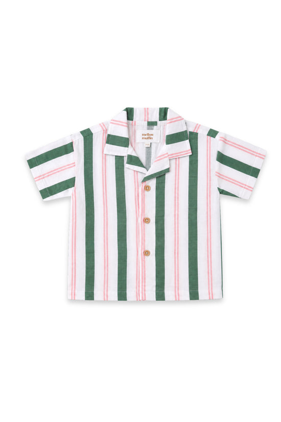 Sunny Shirt & Breezy Shorts Set - Matcha Sakura