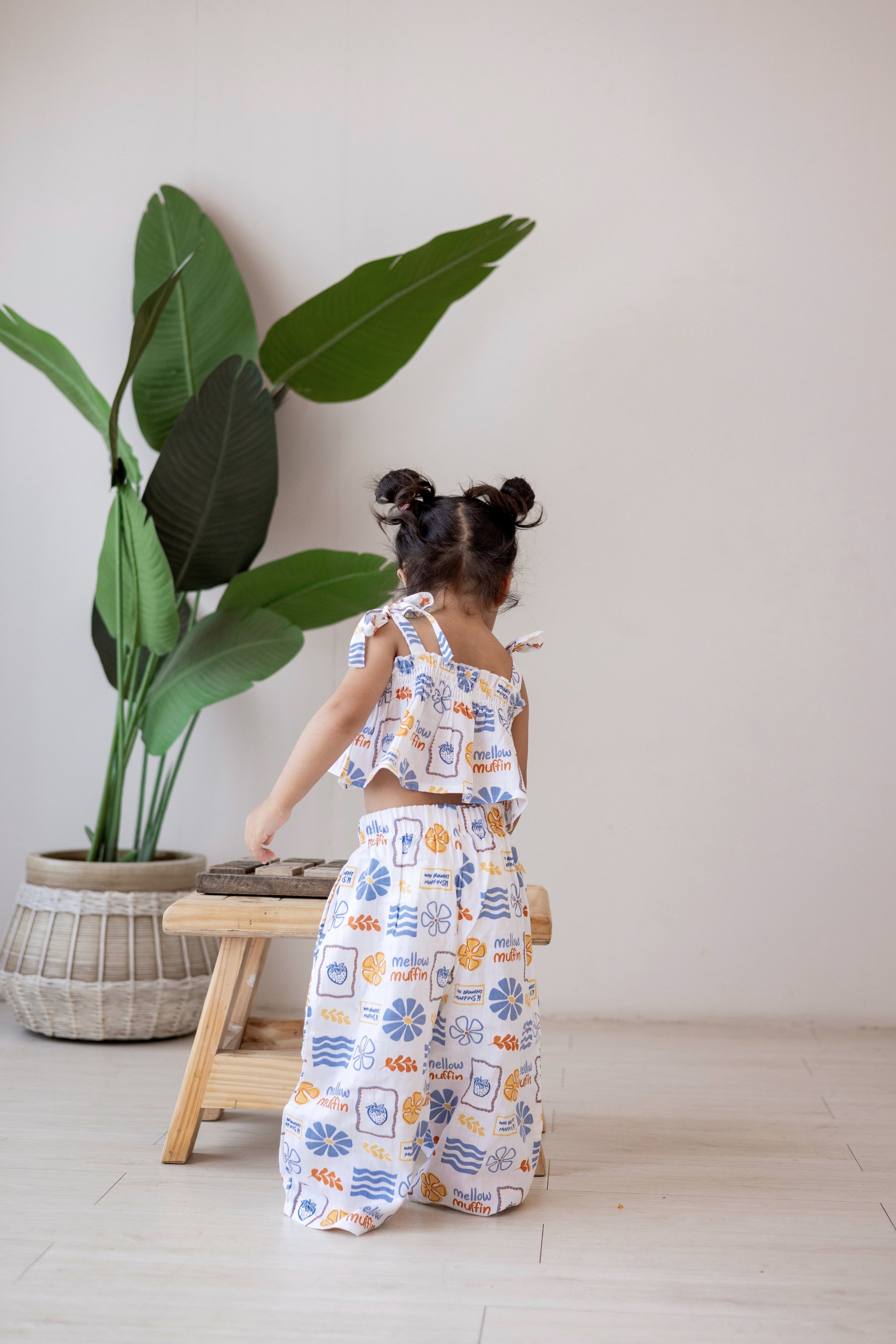 Crop Top & Pants Set - Buttercup