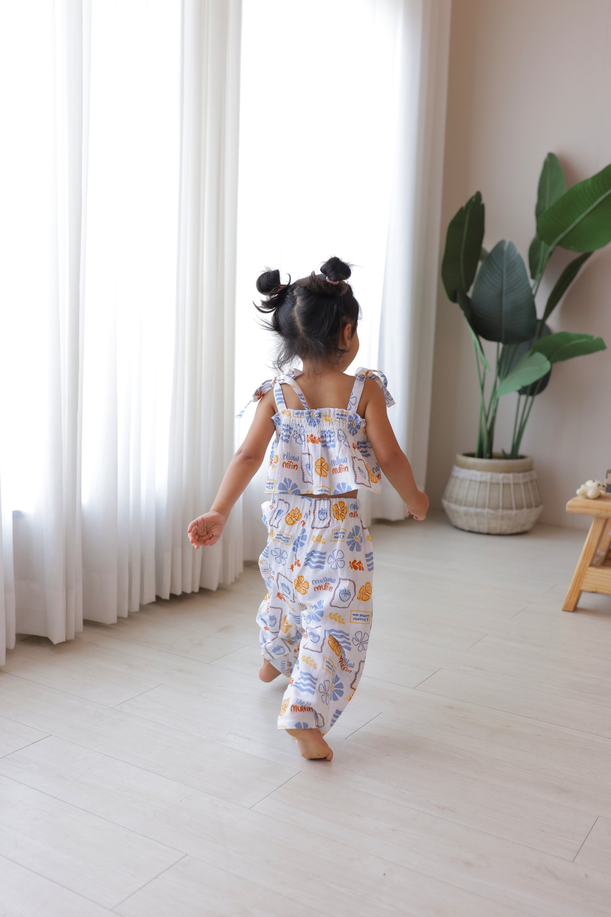 Crop Top & Pants Set - Buttercup