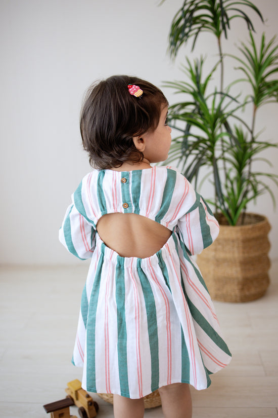Roma Dress - Matcha Sakura