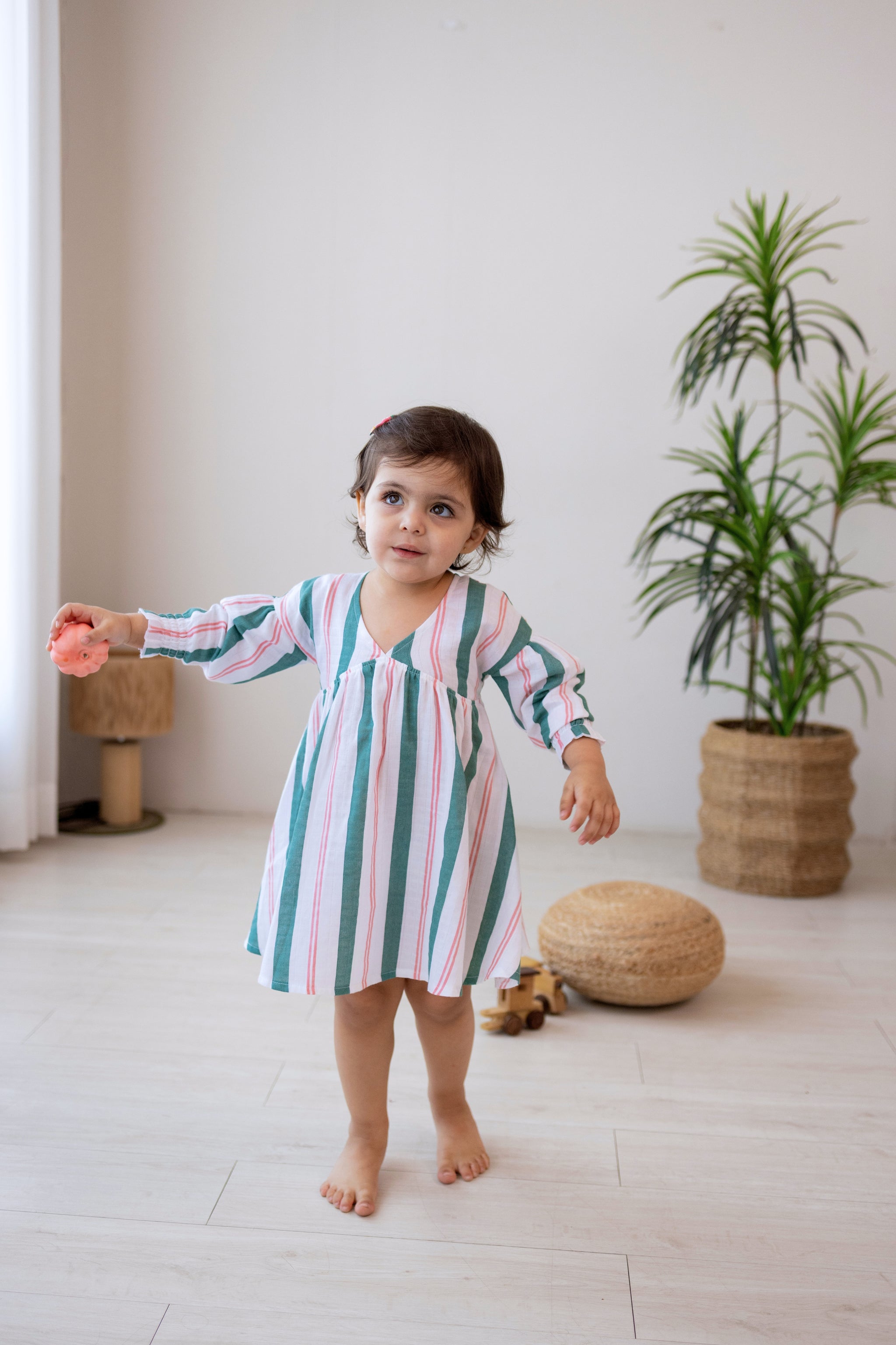 Roma Dress - Matcha Sakura