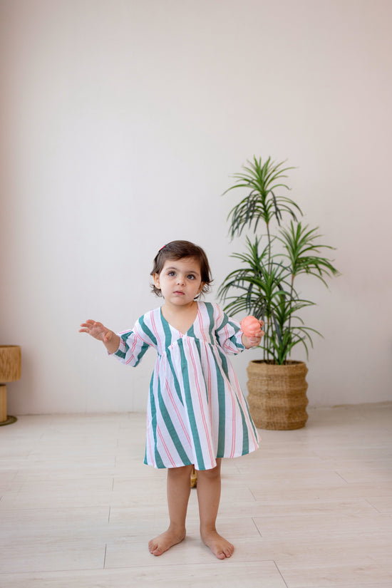 Roma Dress - Matcha Sakura