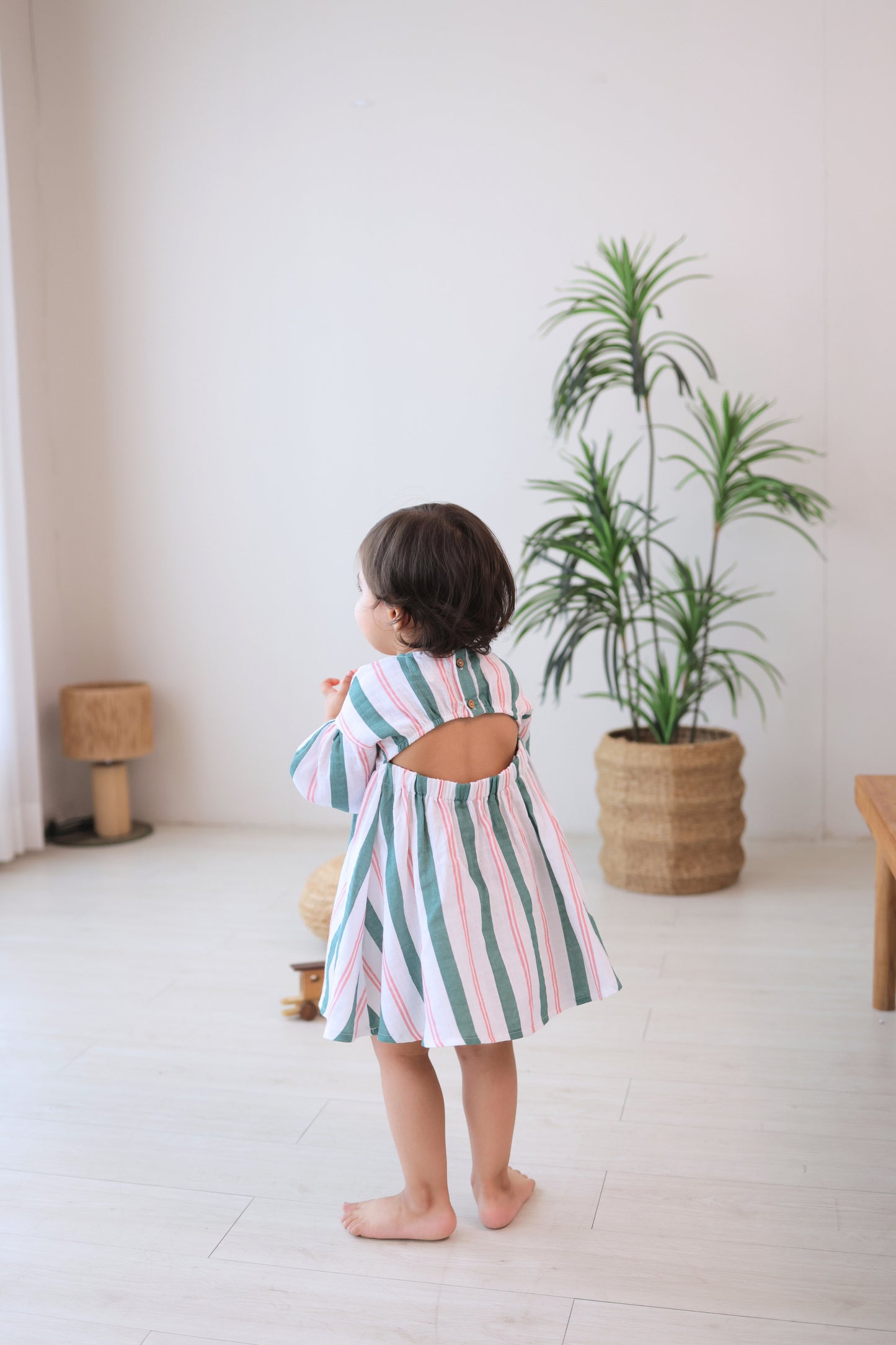 Roma Dress - Matcha Sakura