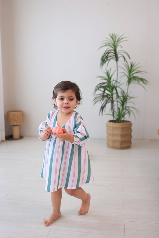 Roma Dress - Matcha Sakura