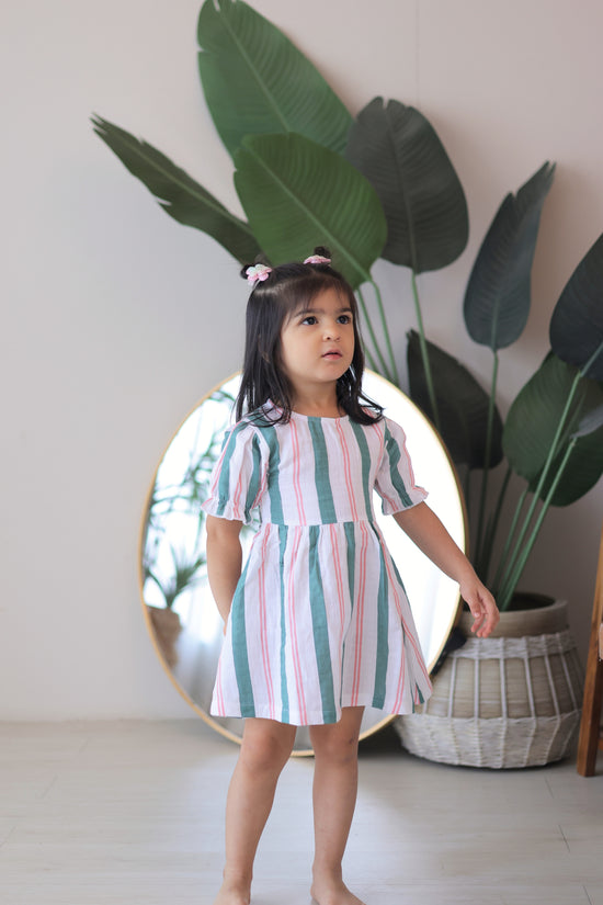 Fiora Dress - Matcha Sakura