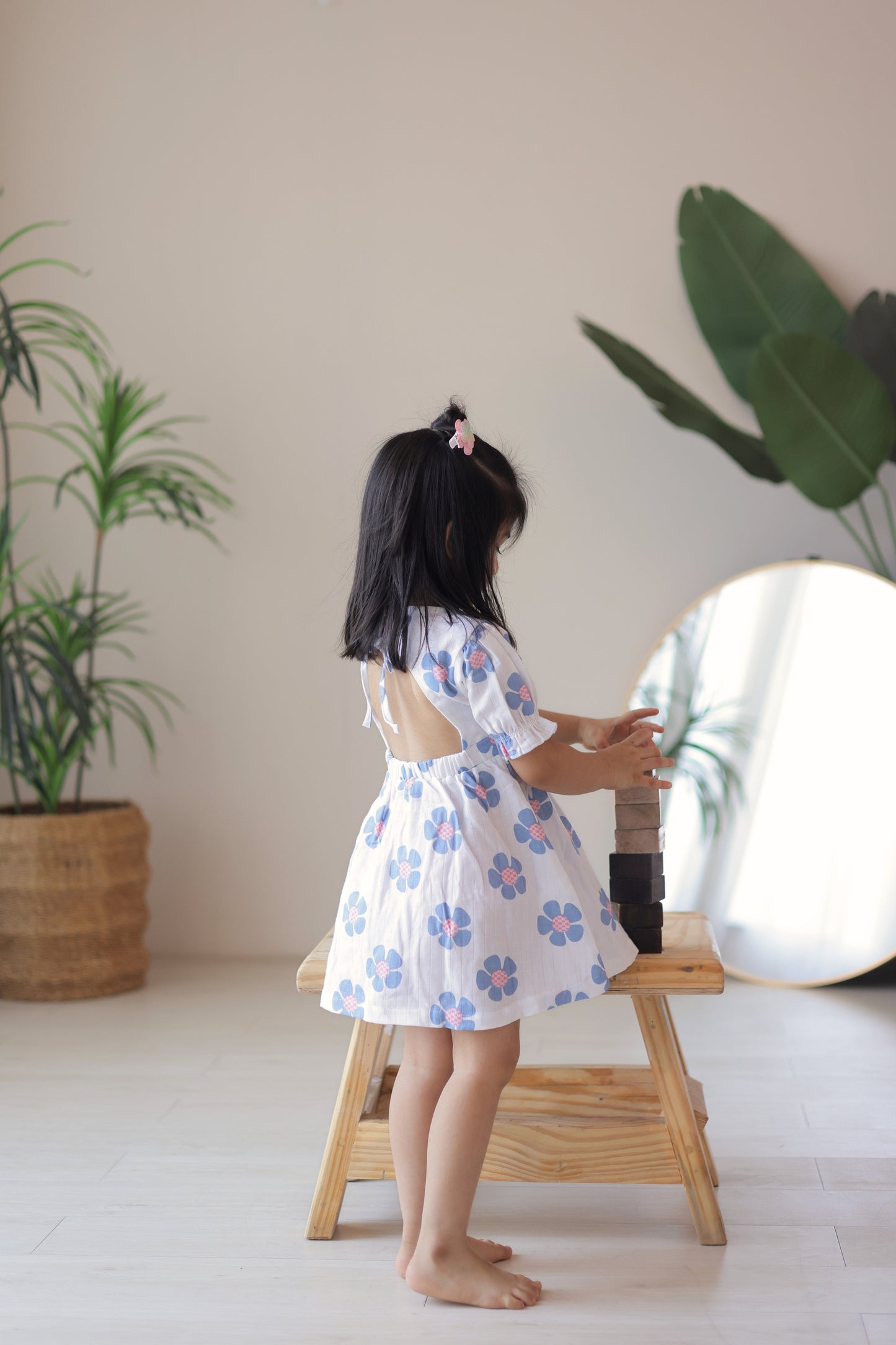 Fiora Dress - Berry Blossom