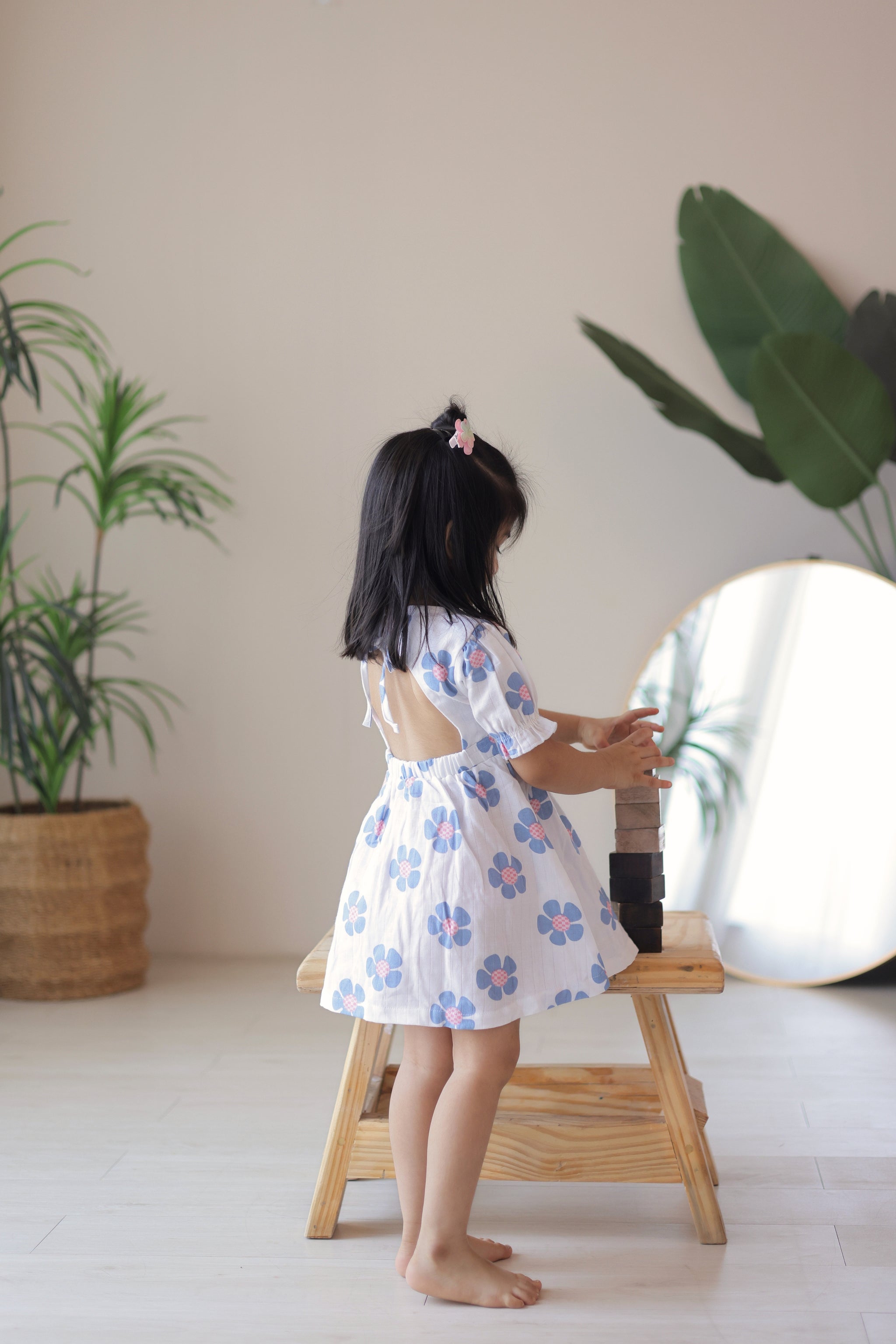 Fiora Dress - Berry Blossom