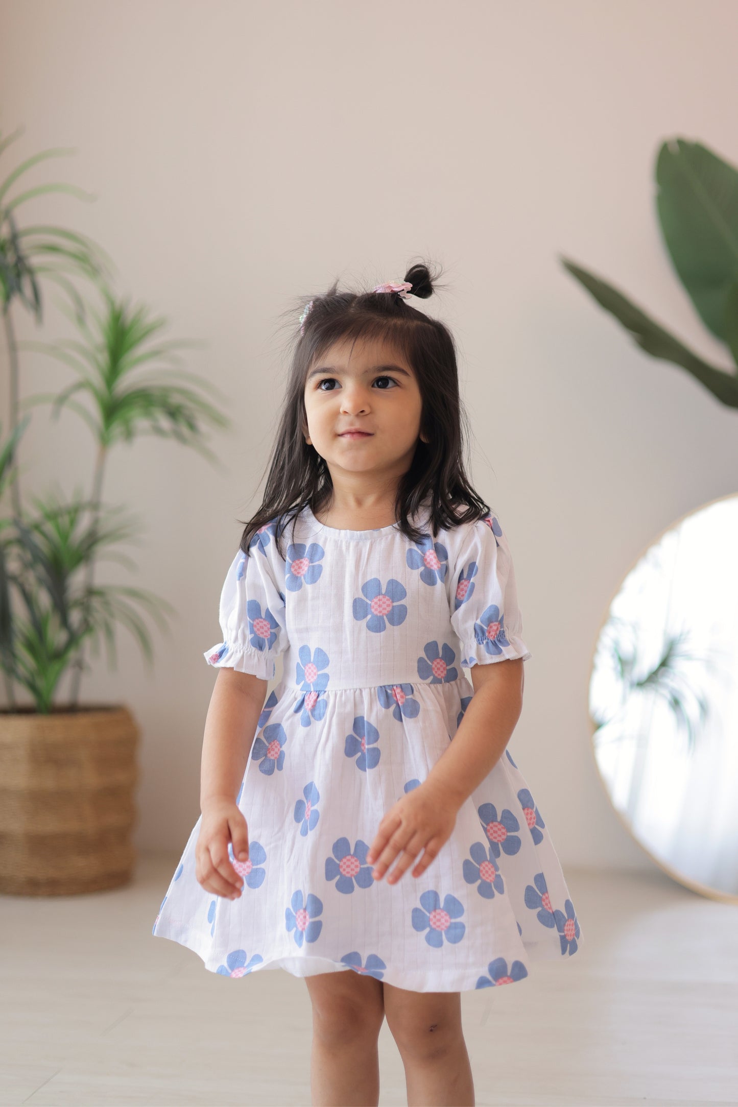 Fiora Dress - Berry Blossom
