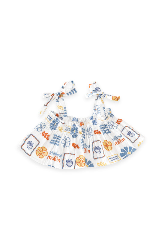 Strappy Crop Top - Buttercup