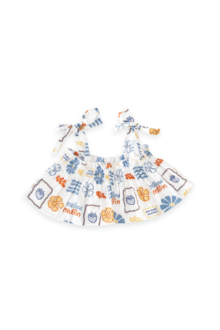 Strappy Crop Top - Buttercup
