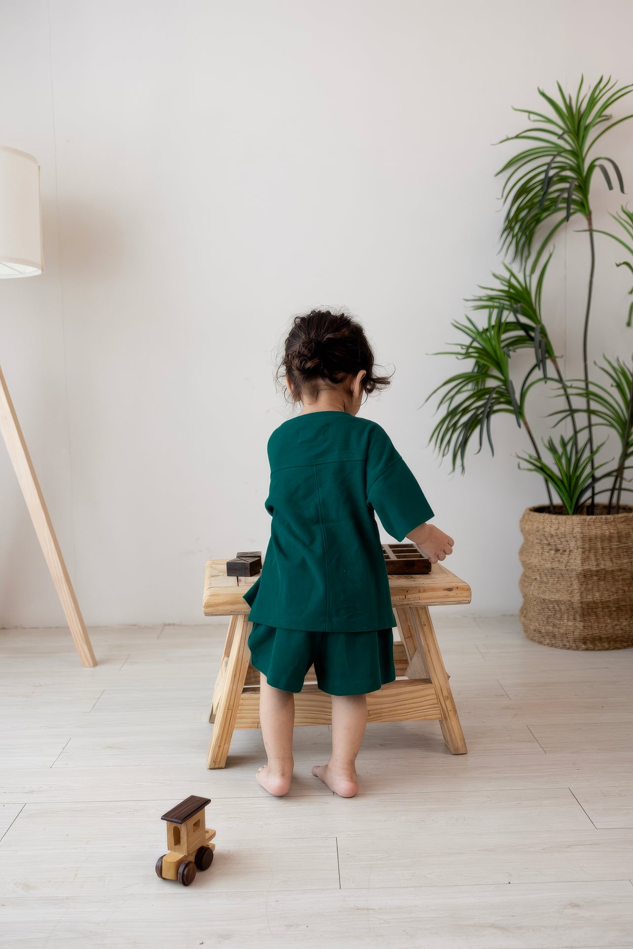 Muffins Tee & Shorts Set - Green